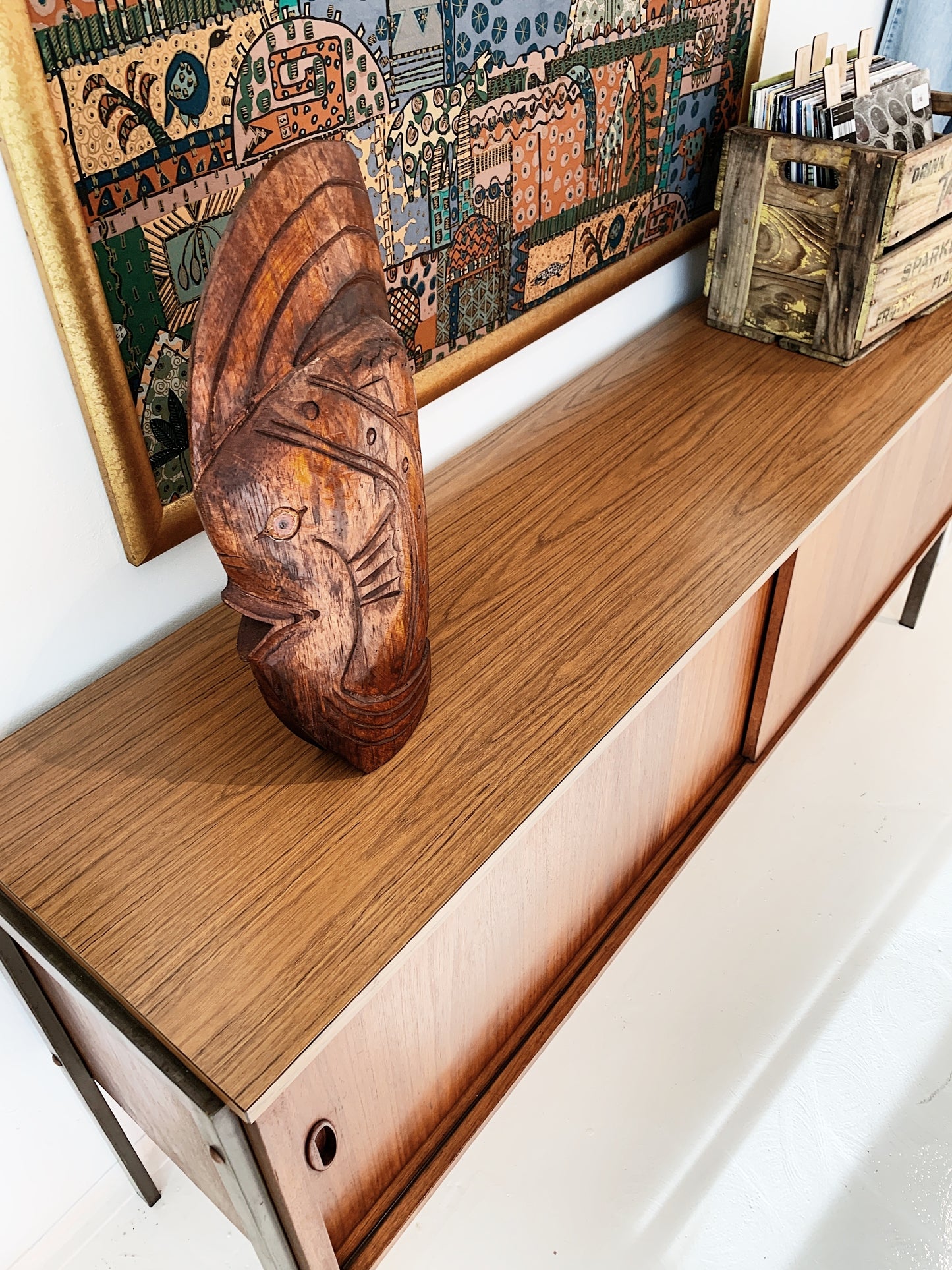 Framac Mid-Century Industrial Sideboard