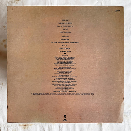 Grace Jones / Nightclubbing LP