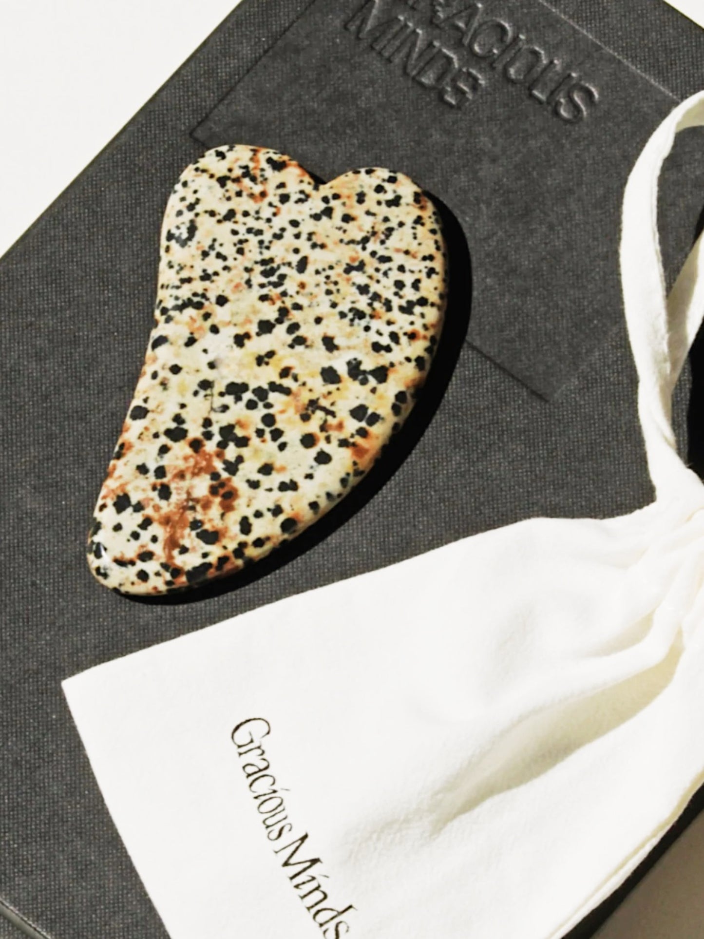 Gracious Minds Dalmation Quartz Gua Sha