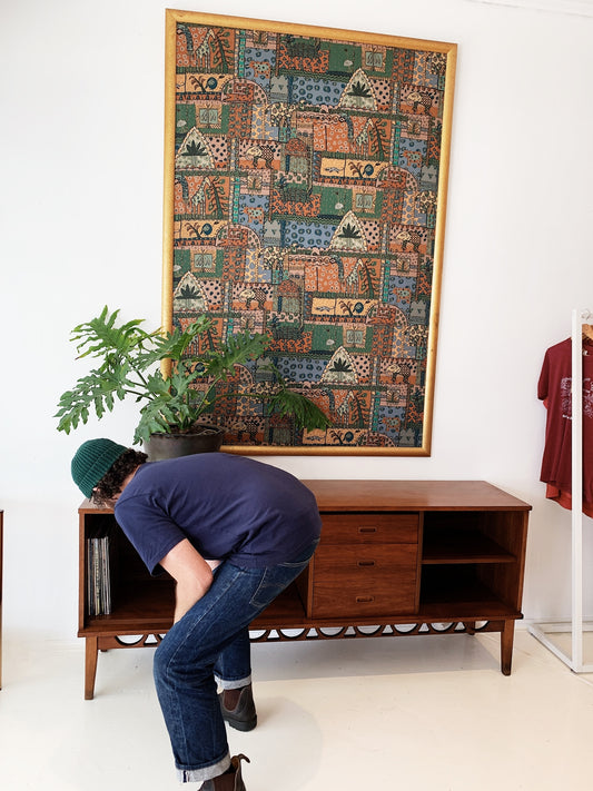 Hancock & Gore Free-face Teak Sideboard