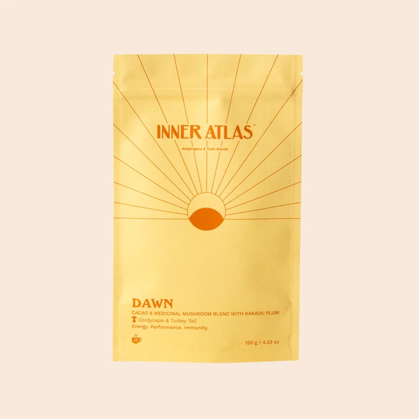 Inner Atlas / Dawn Adaptogenic Blend / Cacao & Medicinal Mushrooms with Kakadu Plum