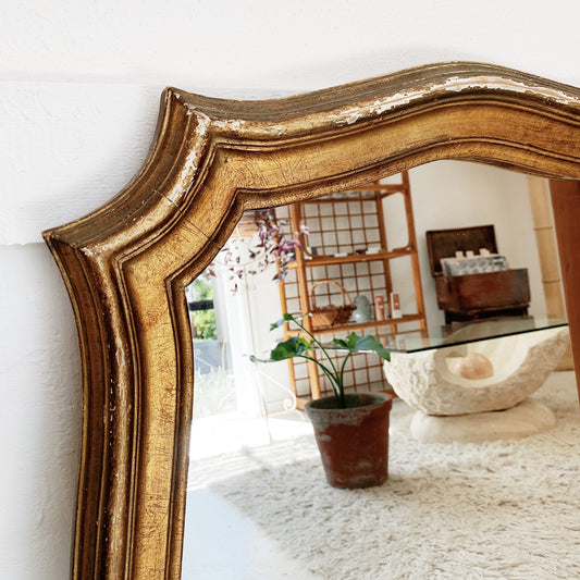 Italian Mid Century Gilt-wood Mirror