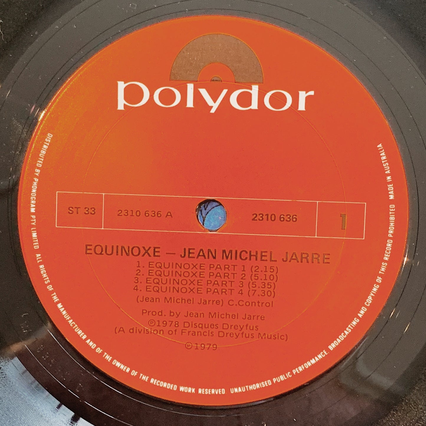 Jean Michel Jarre / Equinoxe LP