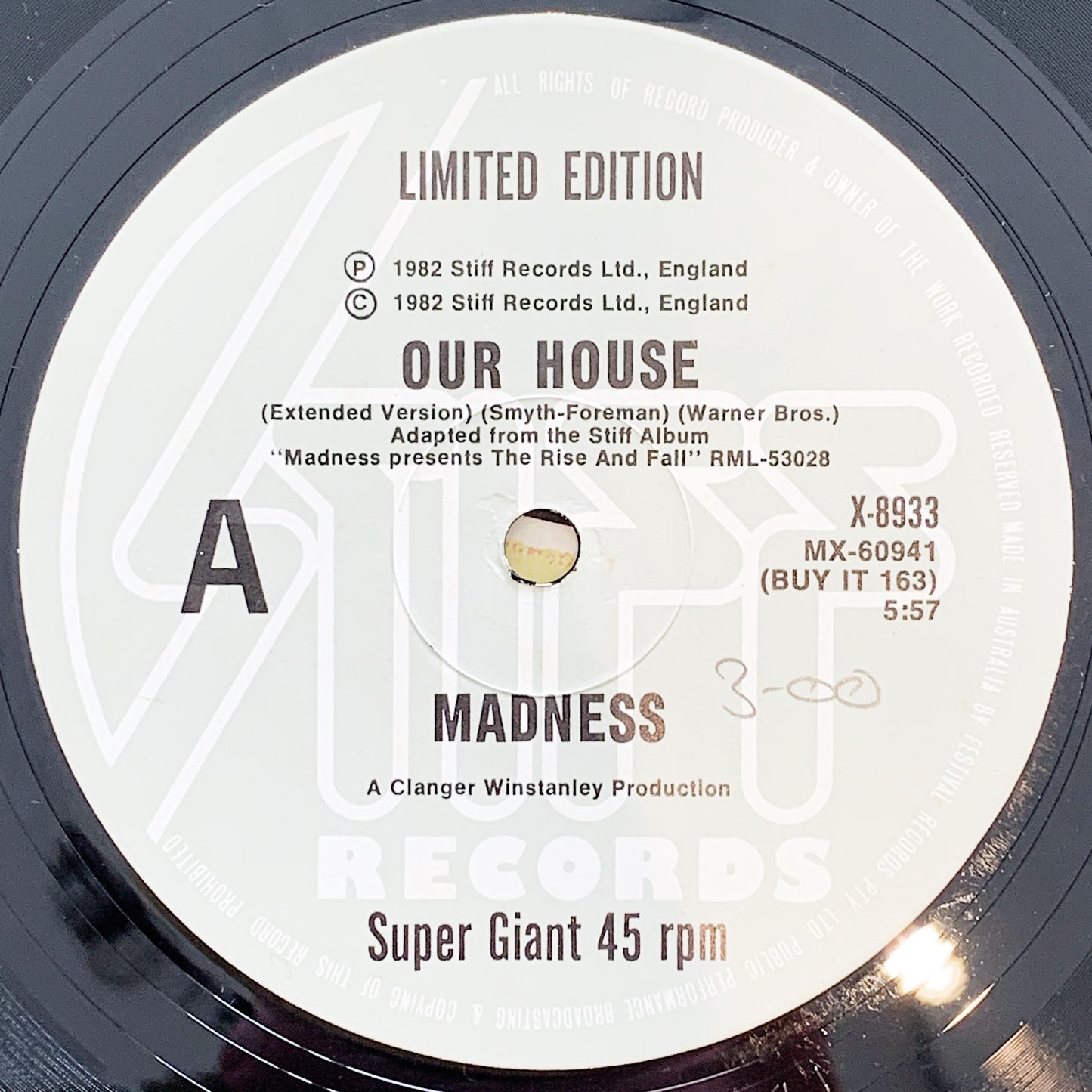 Madness / Our House 12" Single
