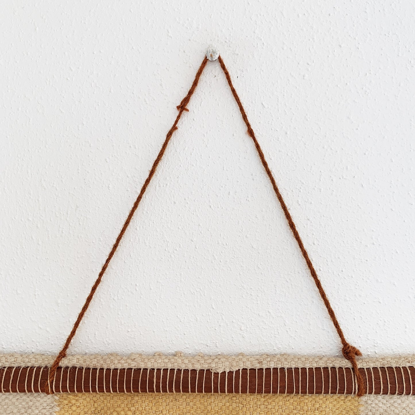 Mid-Century Modern Handwoven Wall Hanging