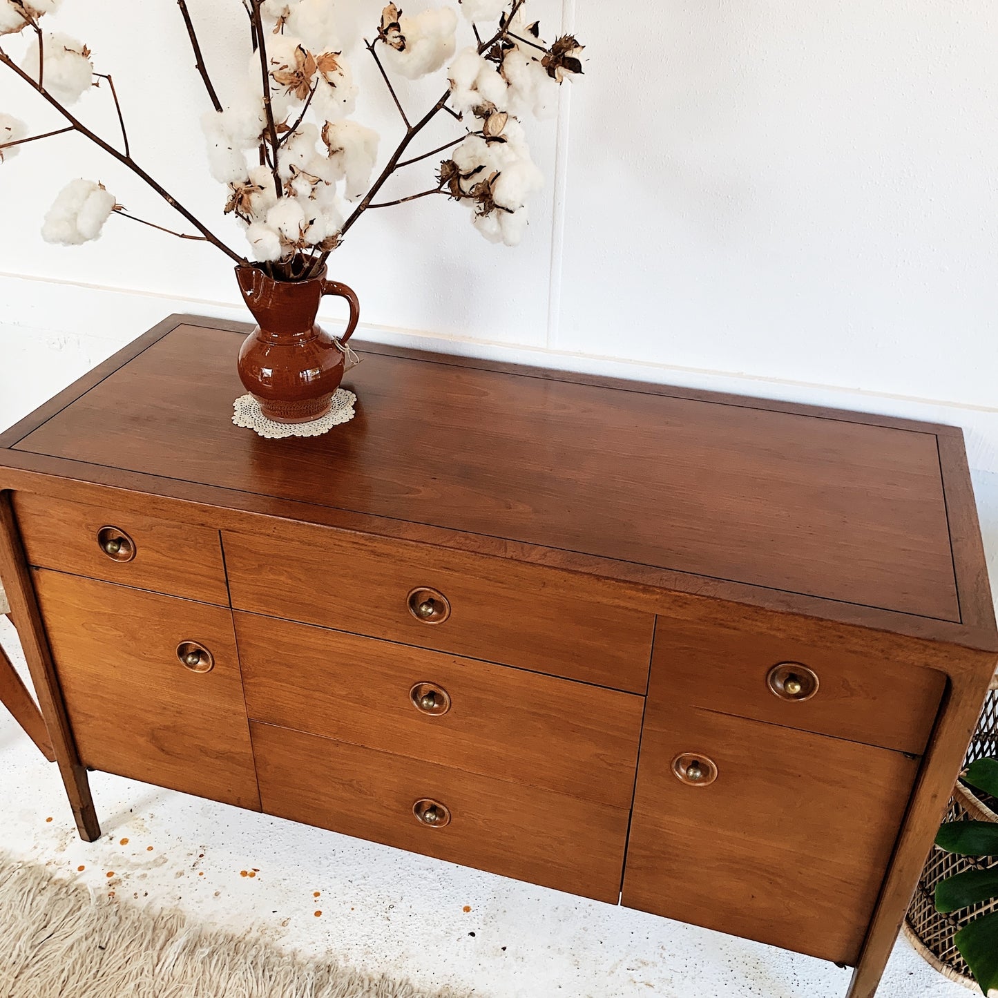 Mid Century Robinson Furniture by Drexel Teak & Walnut Sideboard