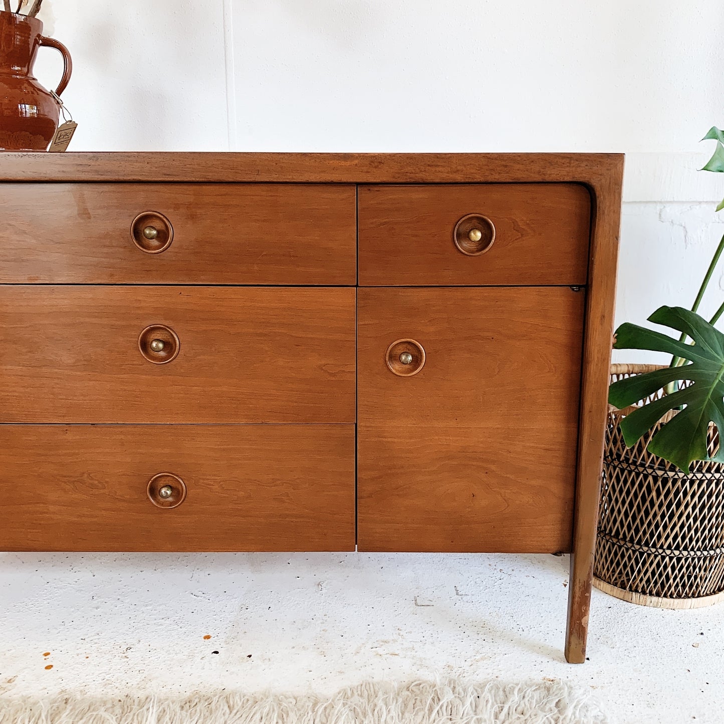 Mid Century Robinson Furniture by Drexel Teak & Walnut Sideboard