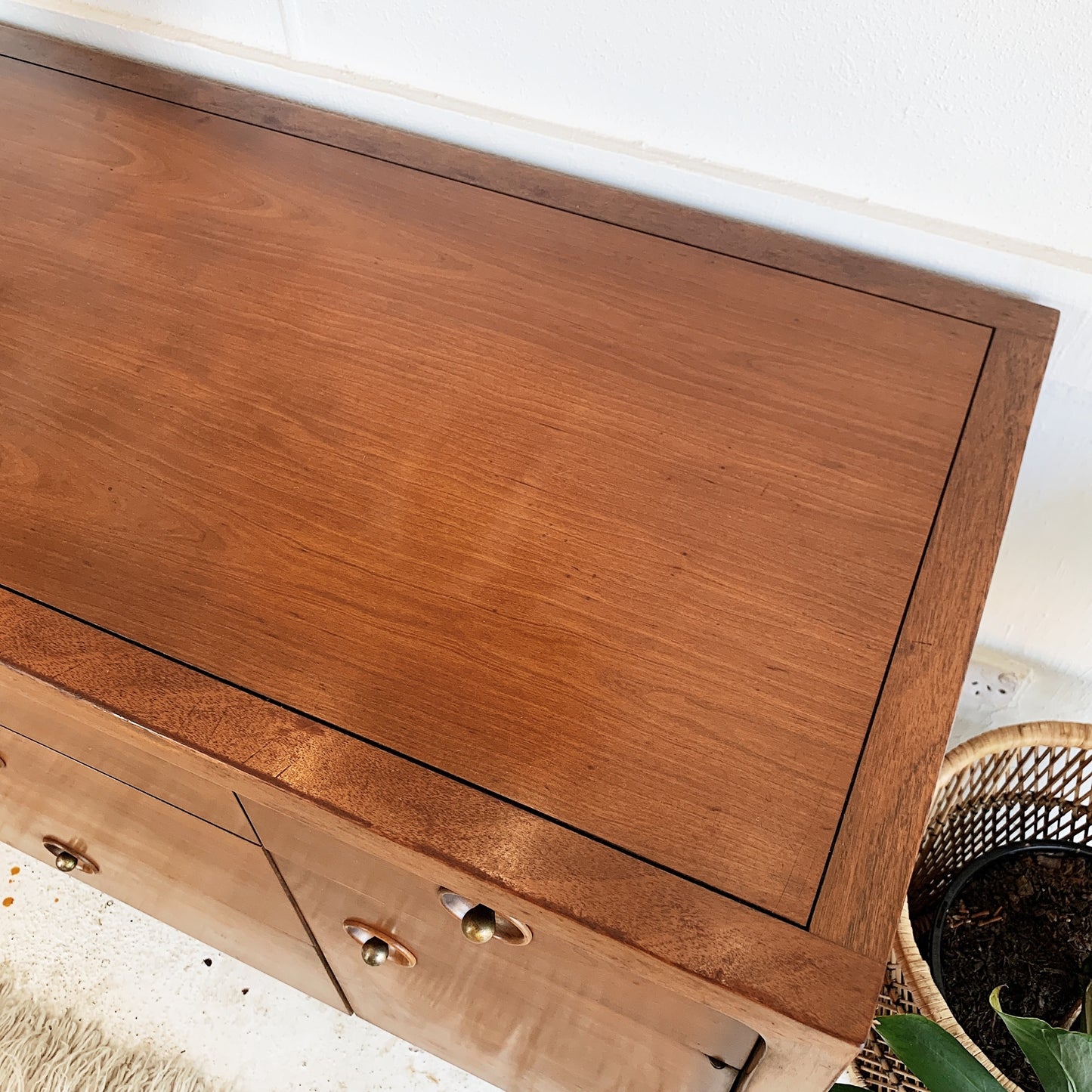 Mid Century Robinson Furniture by Drexel Teak & Walnut Sideboard