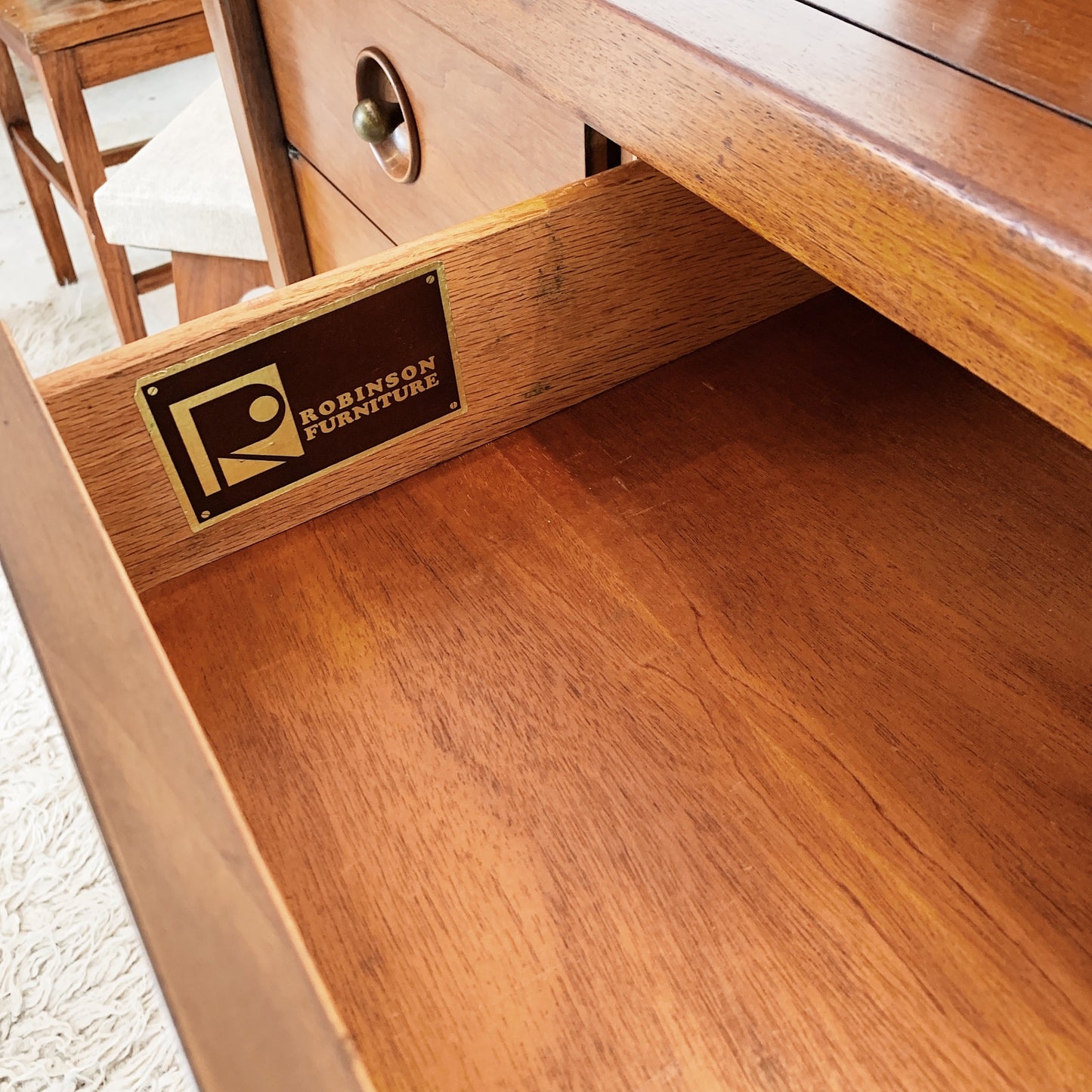 Mid Century Robinson Furniture by Drexel Teak & Walnut Sideboard