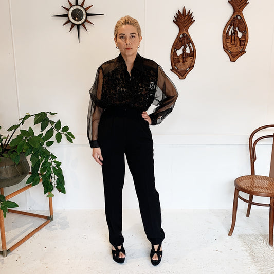 Vintage 80s Motto High Waisted Pants