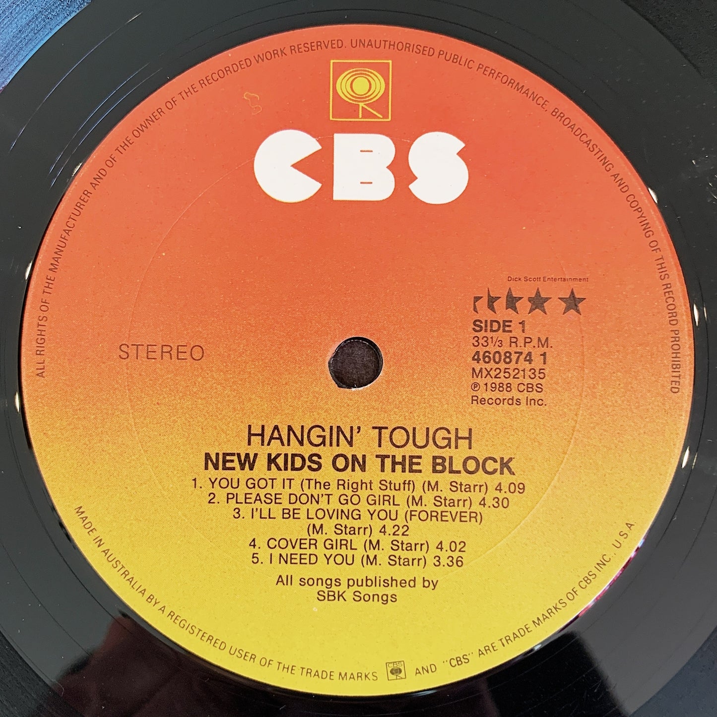 New Kids On The Block / Hangin' Tough LP