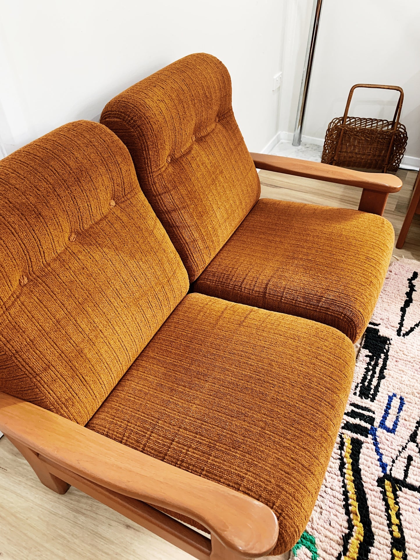 Parker Furniture Autumn Rust Terry Sofa Set