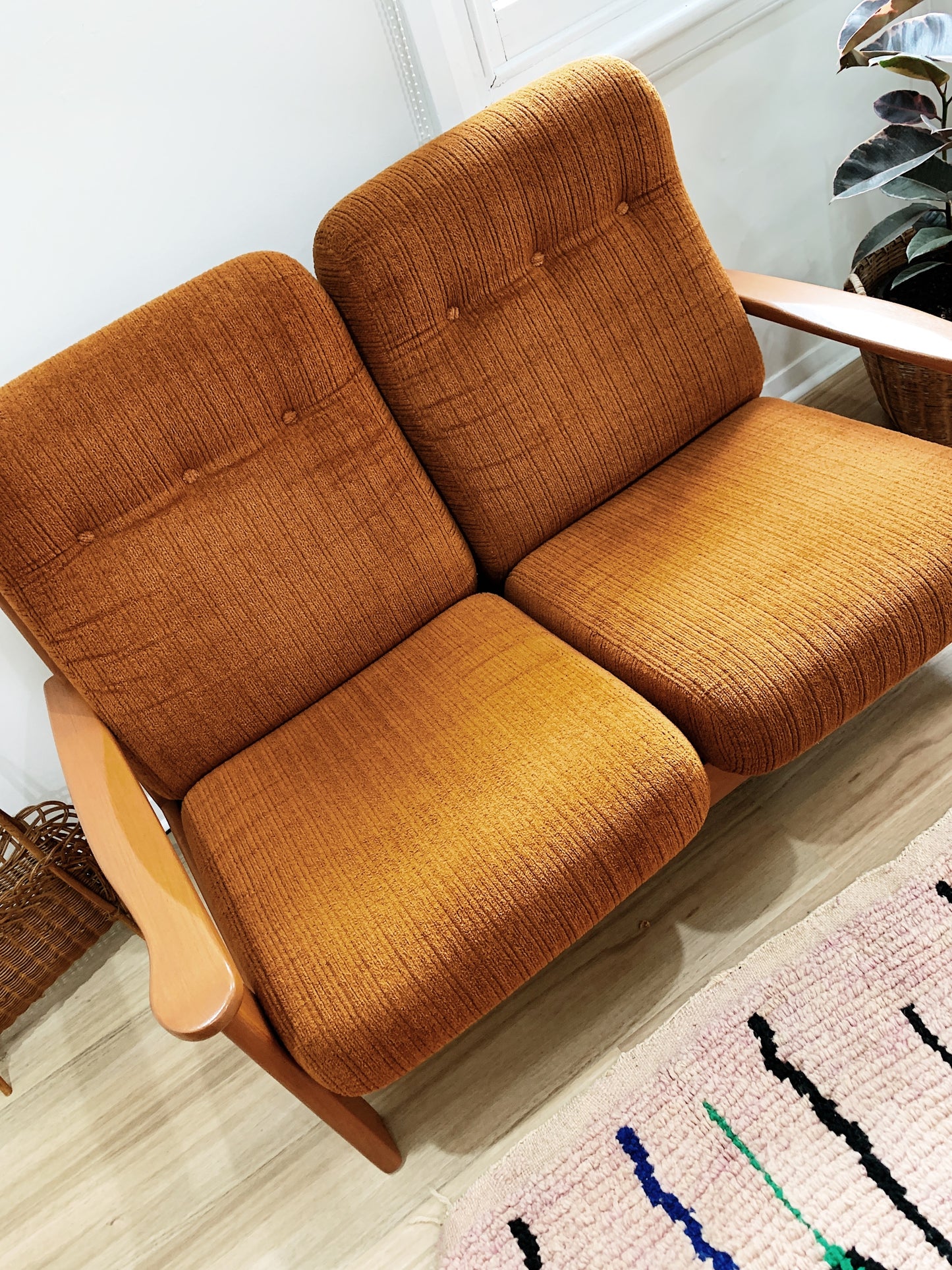 Parker Furniture Autumn Rust Terry Sofa Set