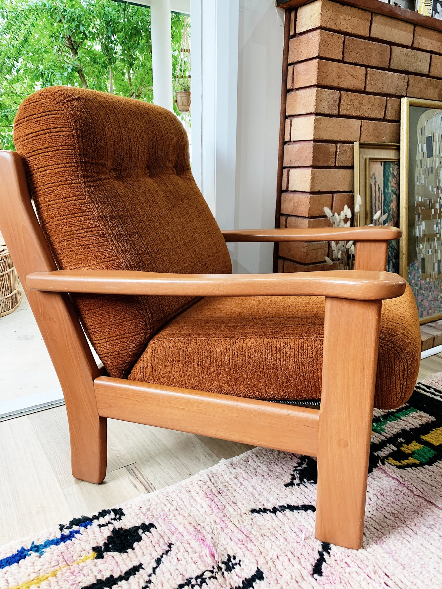 Parker Furniture Autumn Rust Terry Sofa Set