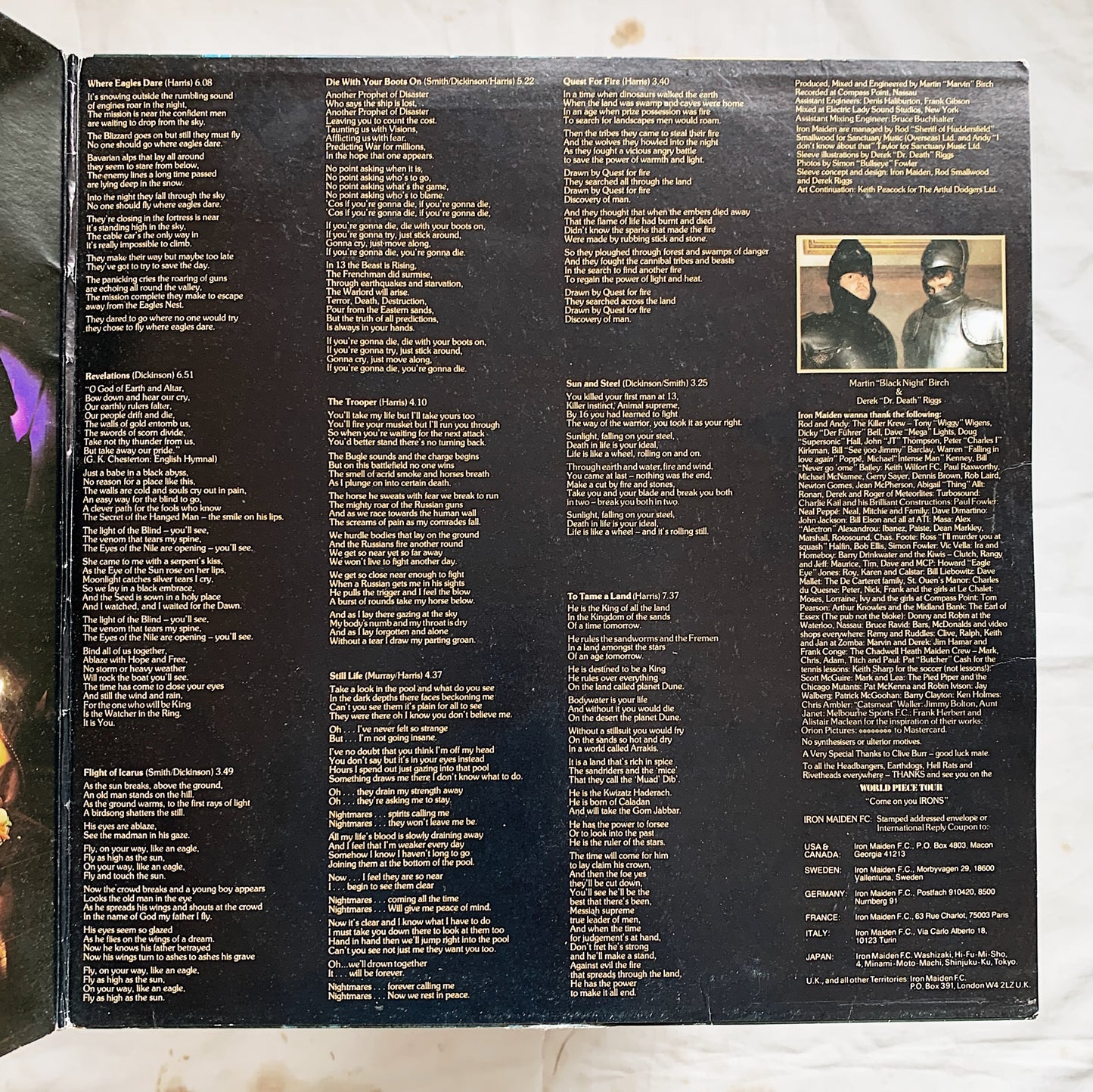 Iron Maiden / Piece Of Mind LP