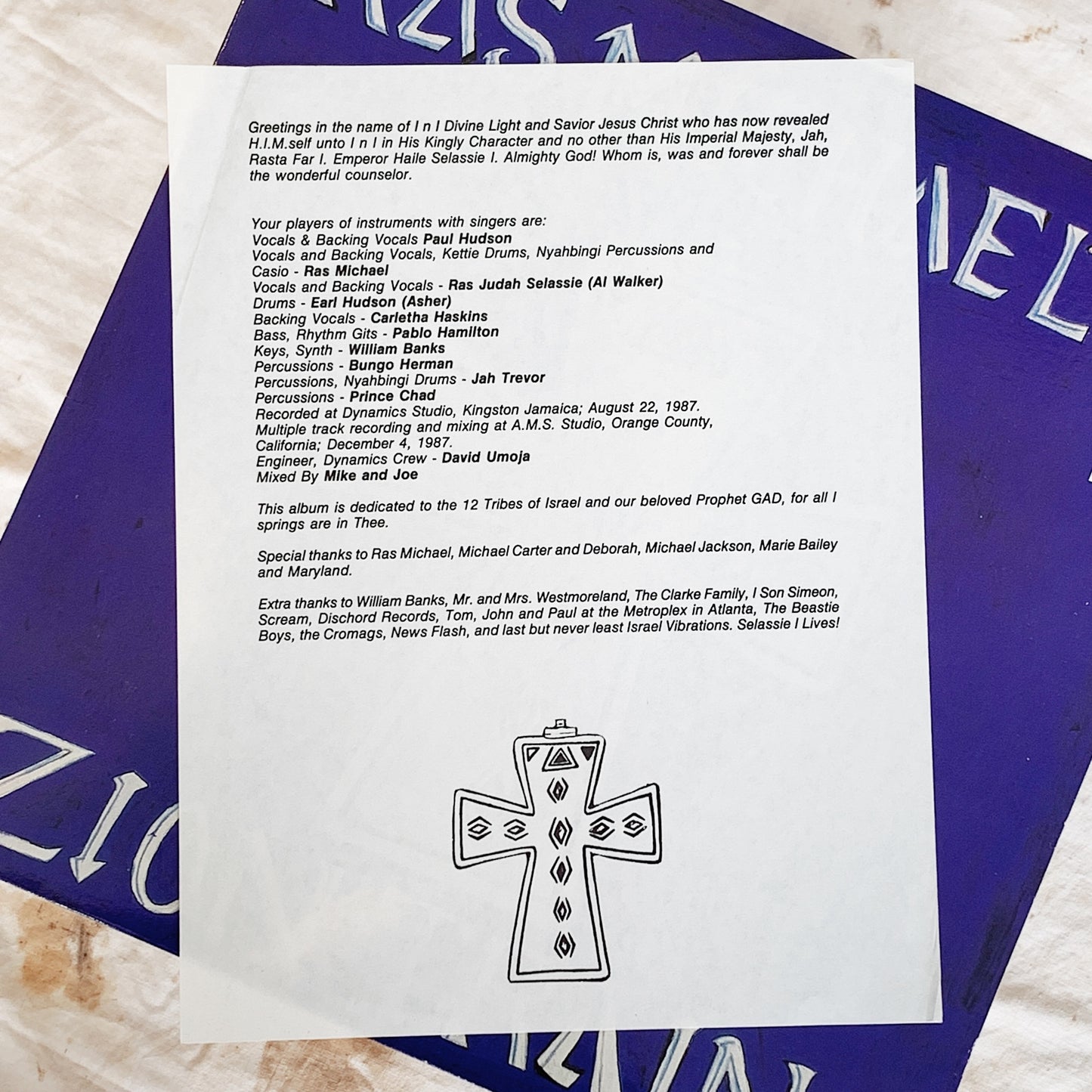 Ras Michael / Zion Train LP