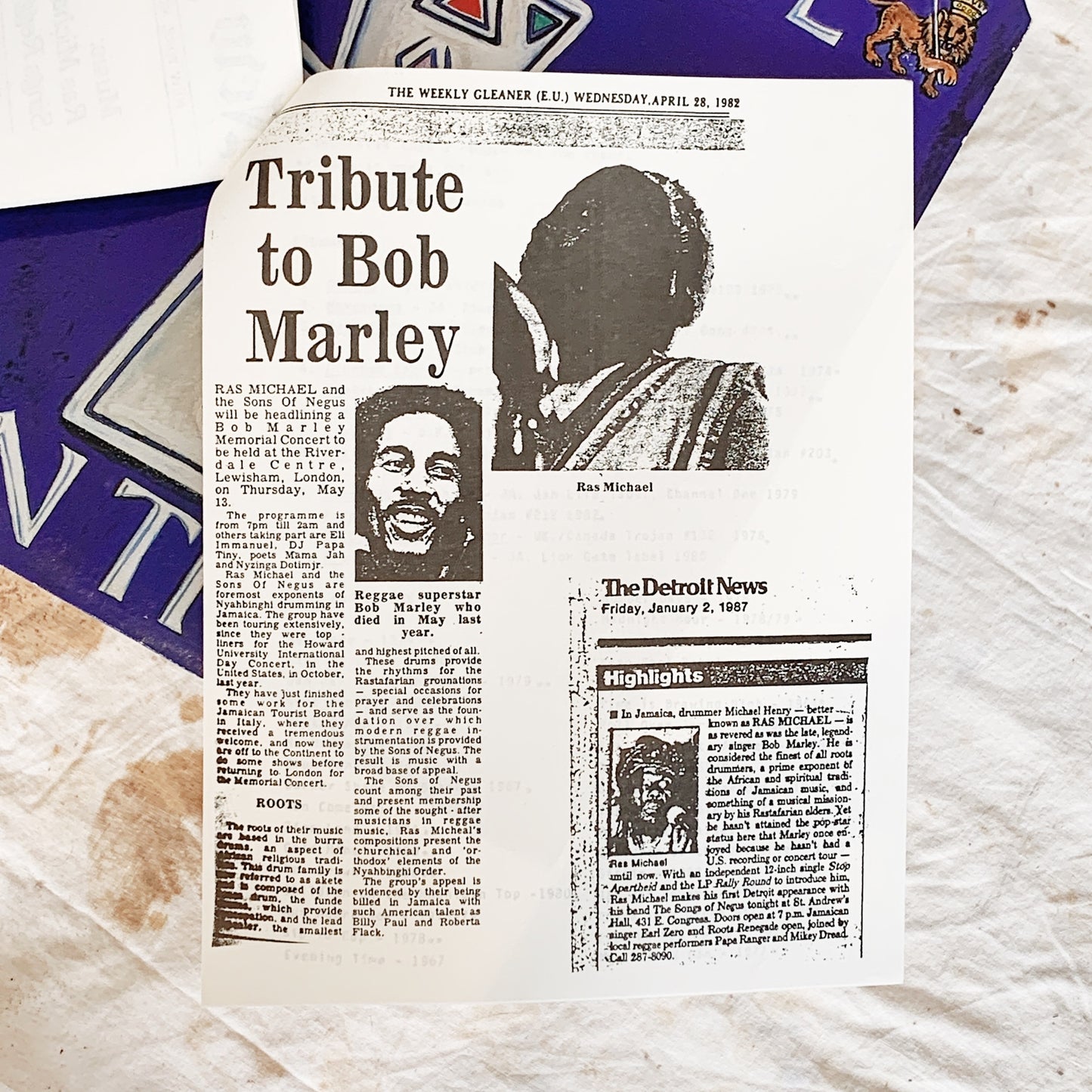 Ras Michael / Zion Train LP