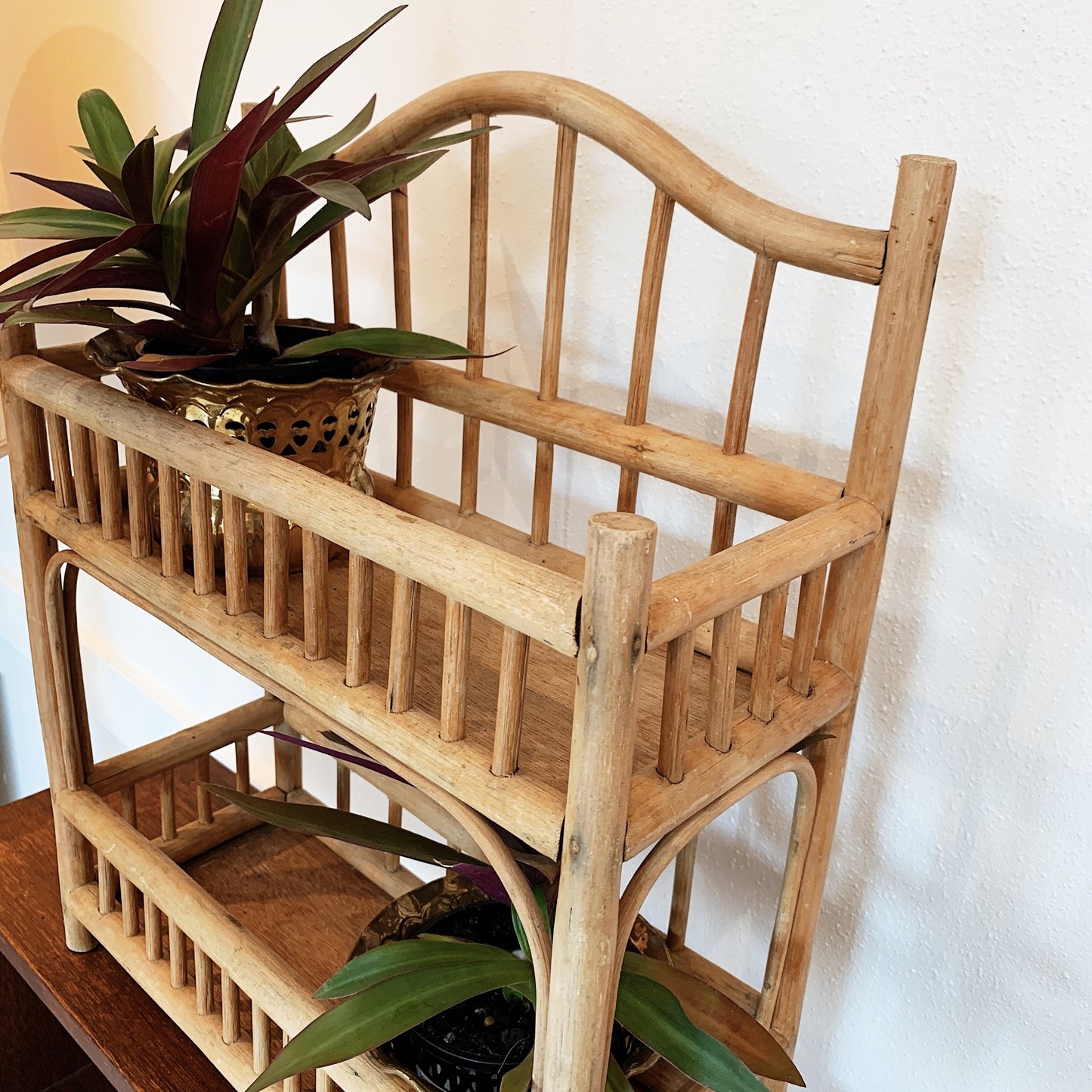 Rattan Spice Rack/Plant Tower