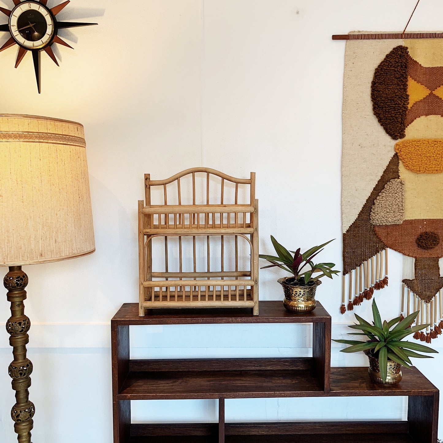 Rattan Spice Rack/Plant Tower