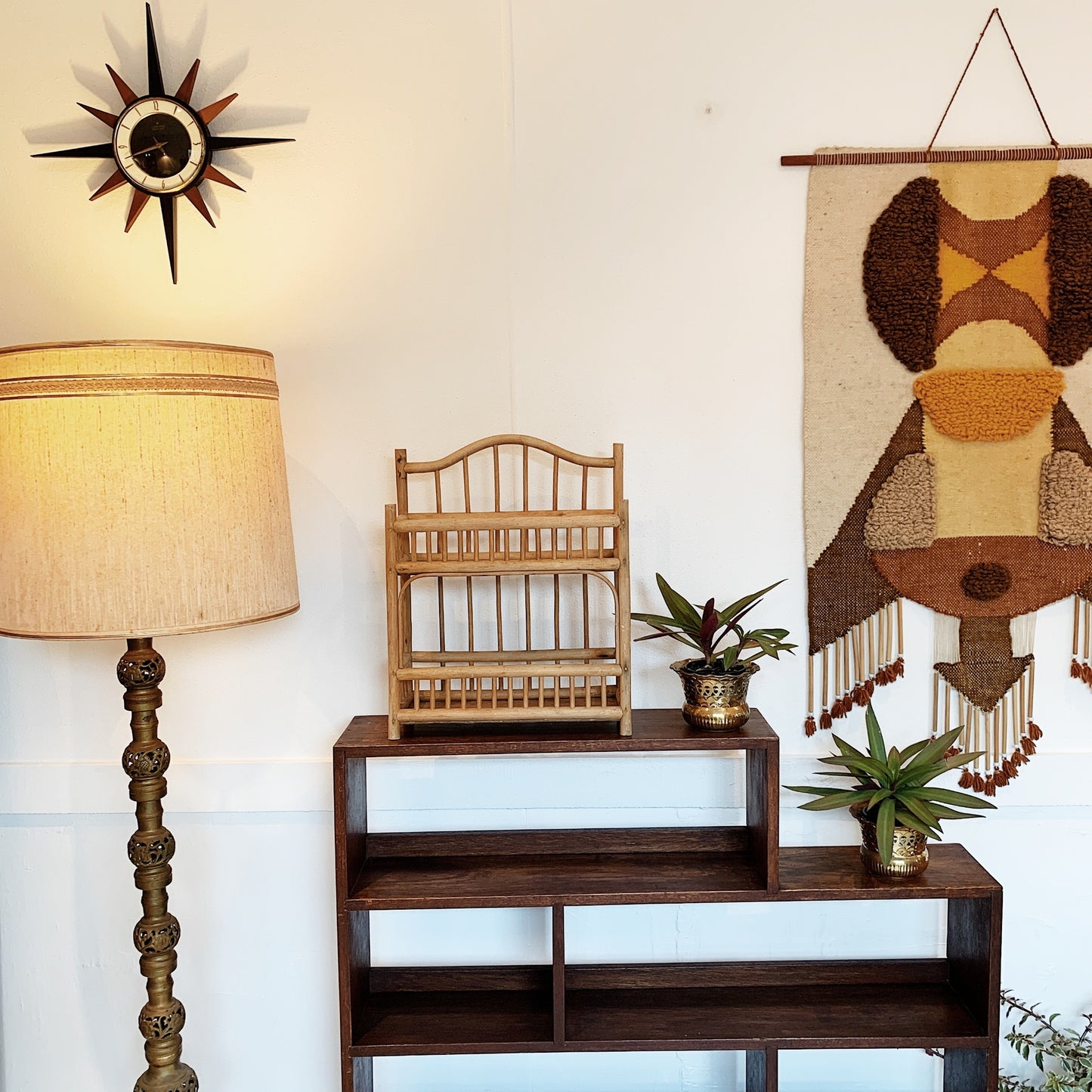 Rattan Spice Rack/Plant Tower