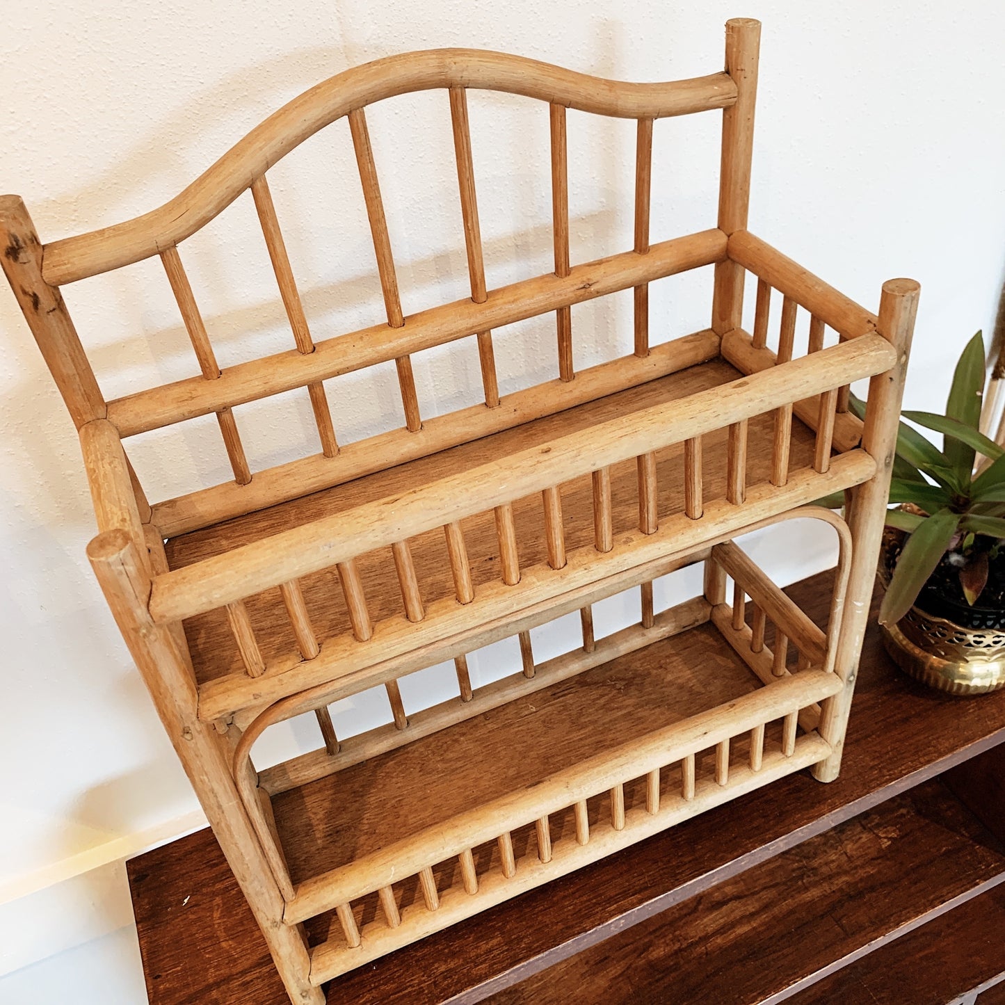 Rattan Spice Rack/Plant Tower
