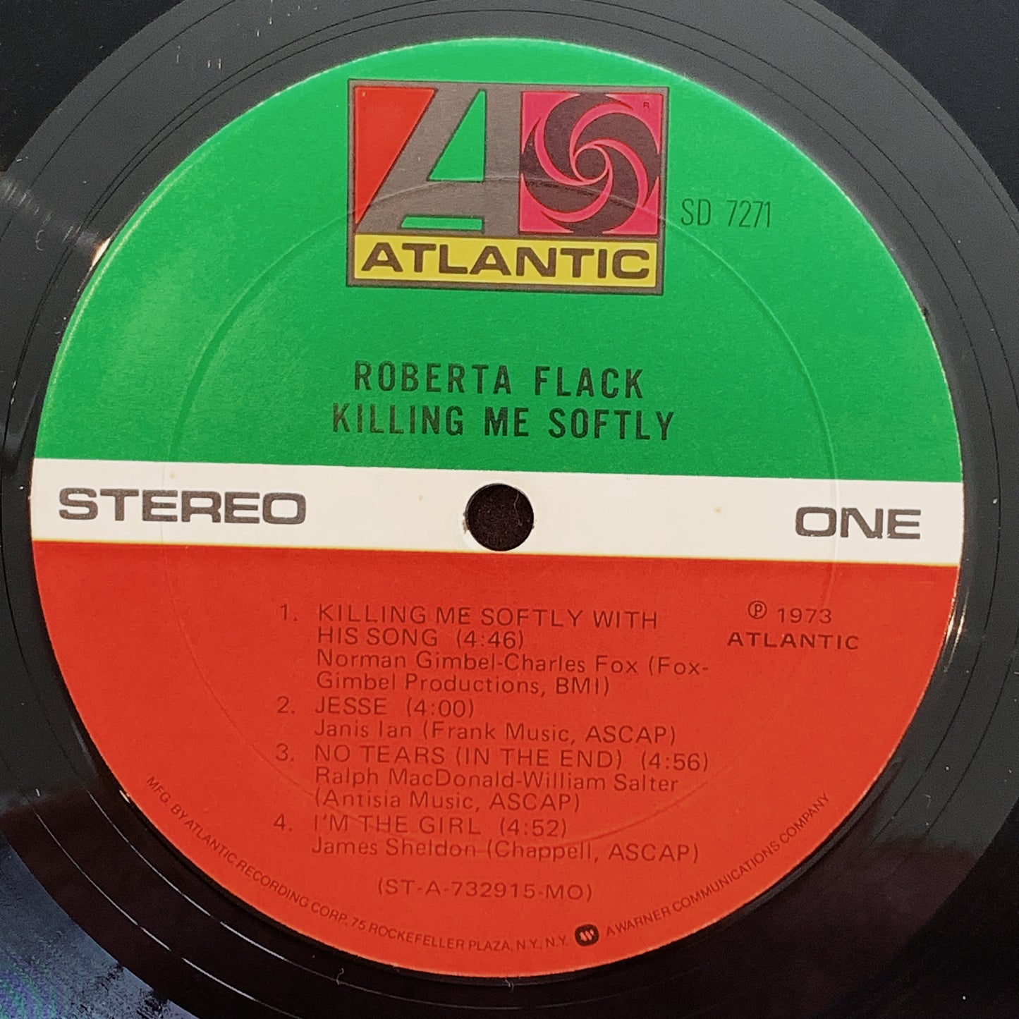 Roberta Flack / Killing Me Softly LP