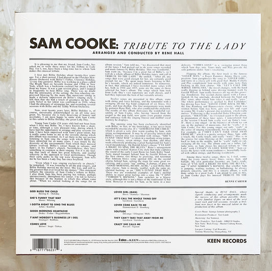 Sam Cooke / Tribute To The Lady LP