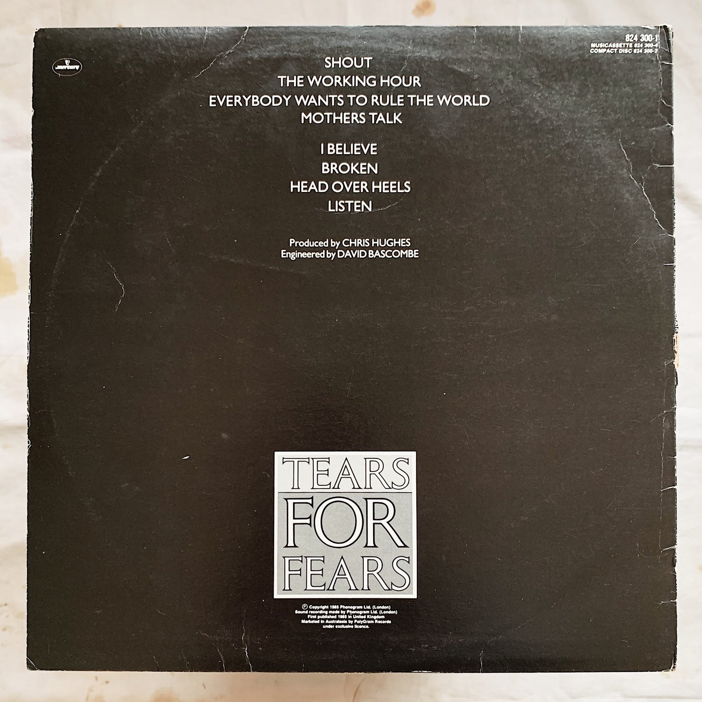 Tears For Fears /Songs From The Big Chair LP