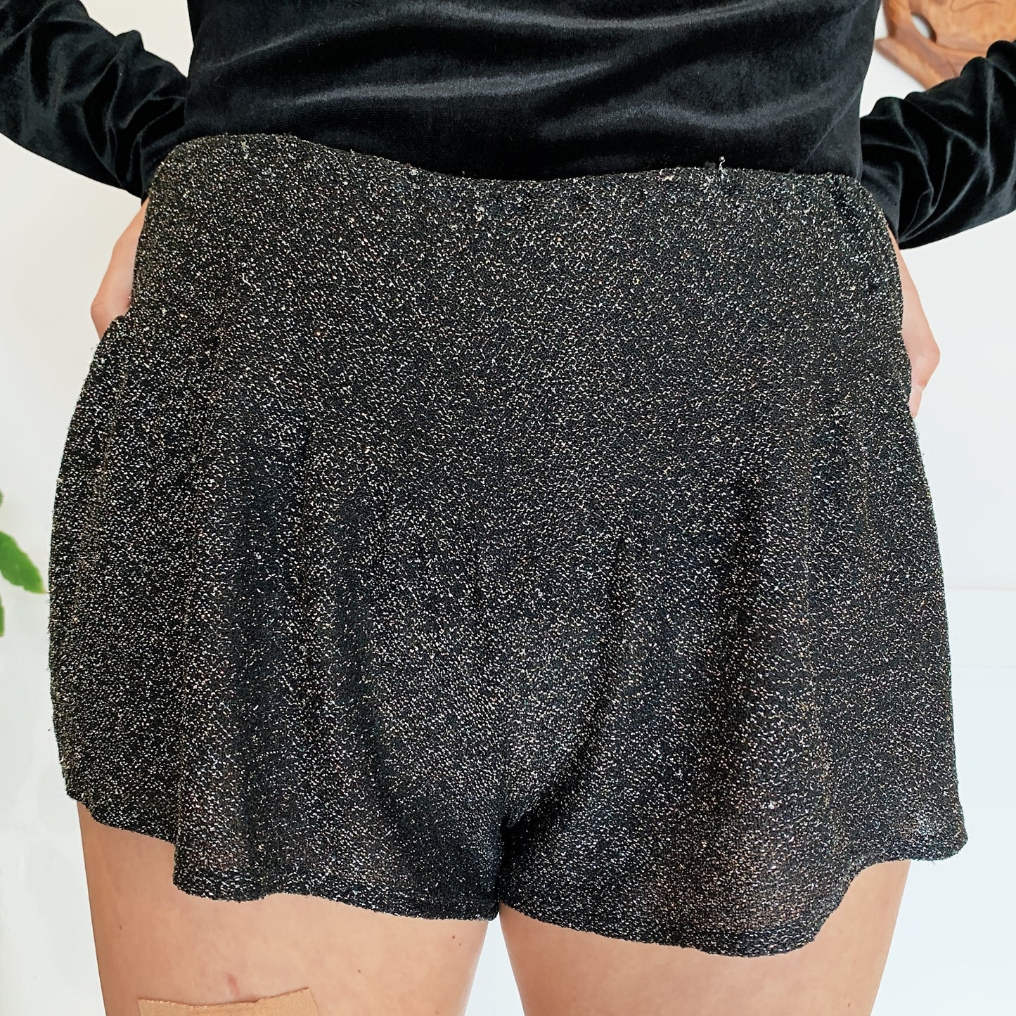 Vintage 70s Sparkle Butt Hot Pants