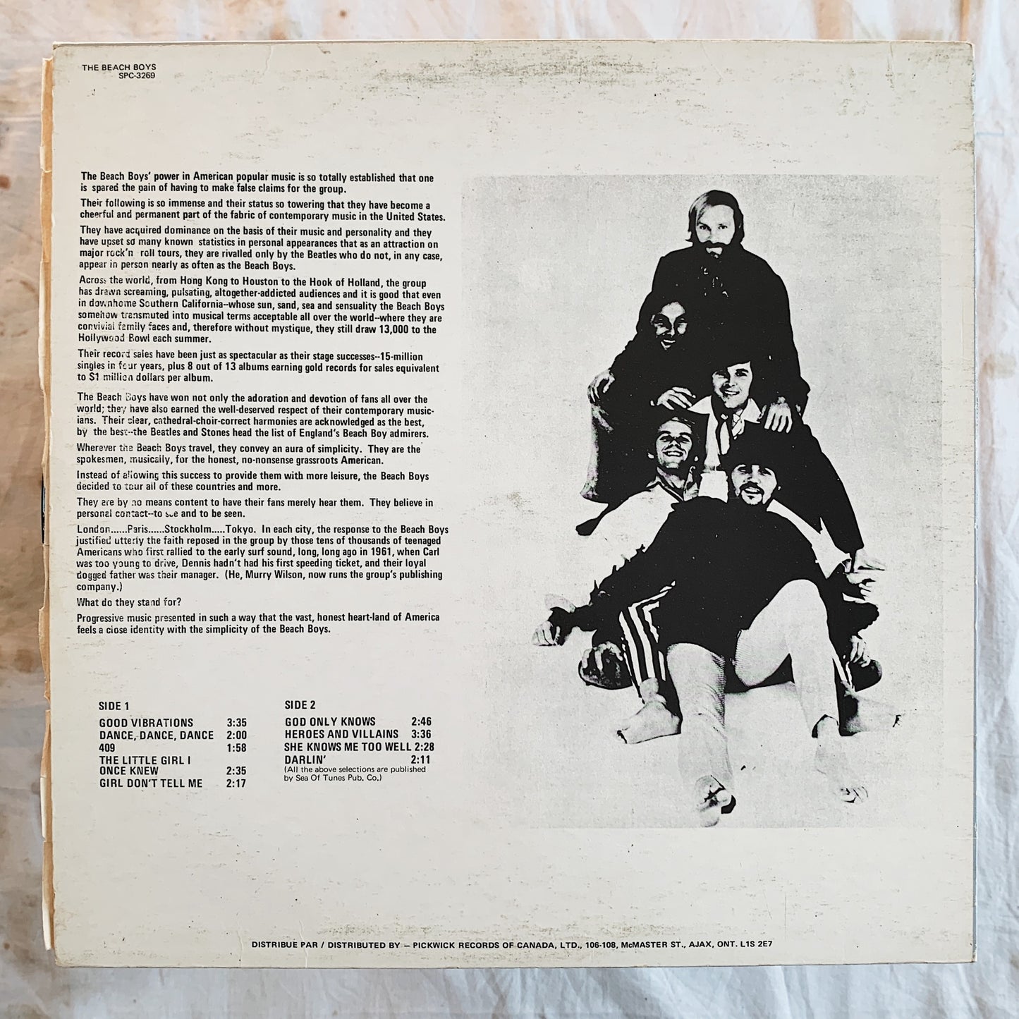 The Beach Boys / Good Vibrations LP
