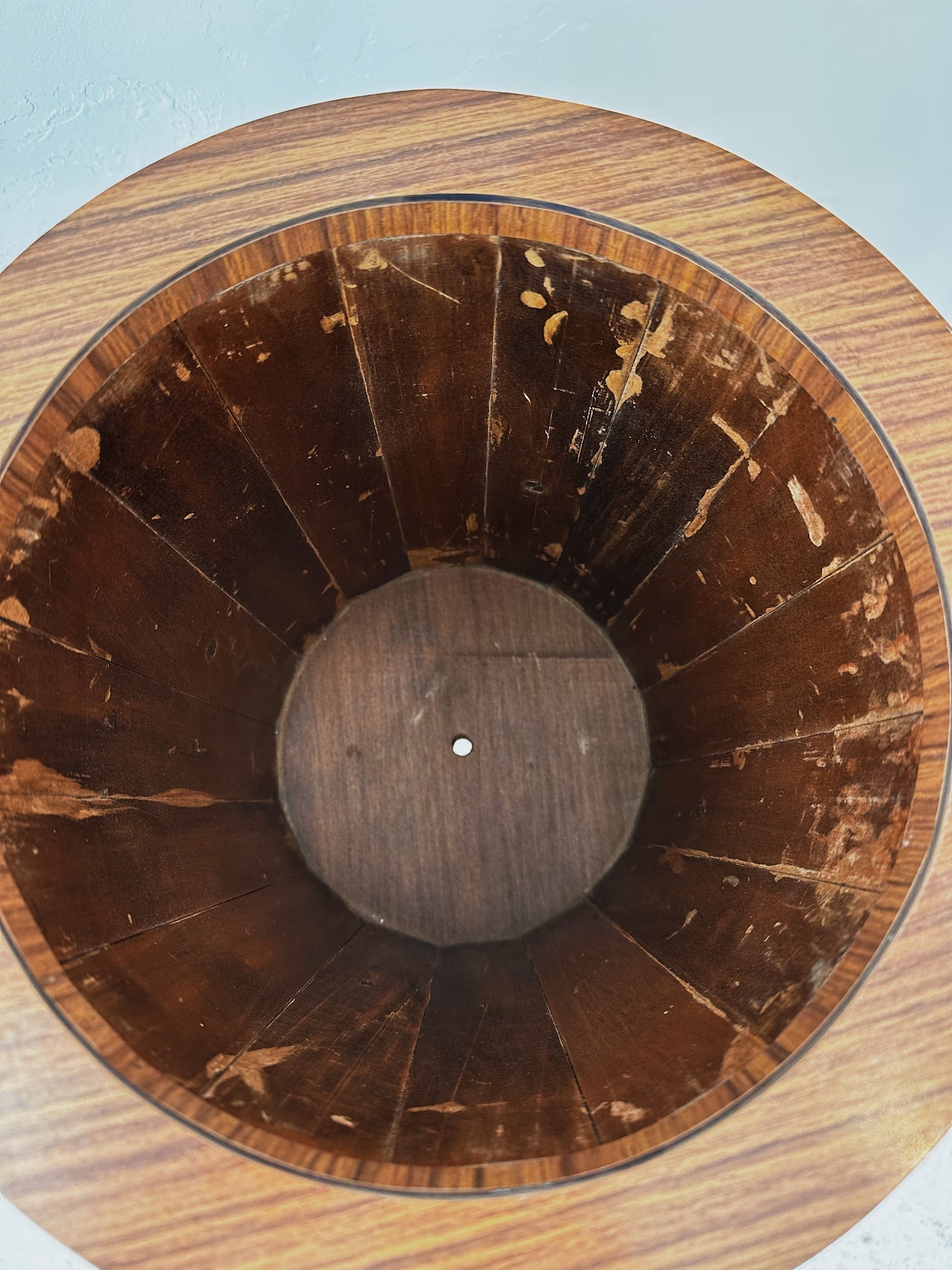 Tribal Hand-Carved Wooden Plant Stand