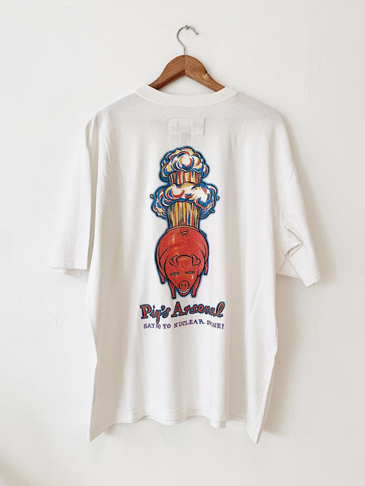 Vintage Matthew Martin for Mambo "Pig's Arsenal - Say No To Nuclear Swine" '88 T-Shirt