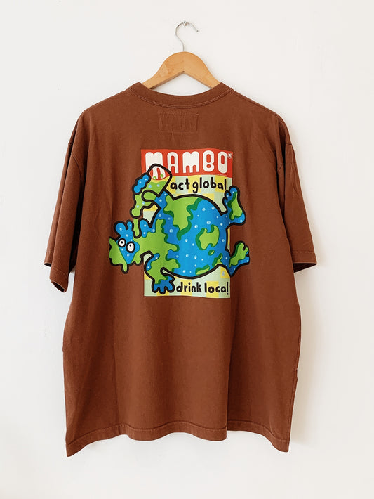 Vintage Paul McNeil for Mambo "Act Global Drink Local" '97 T-Shirt