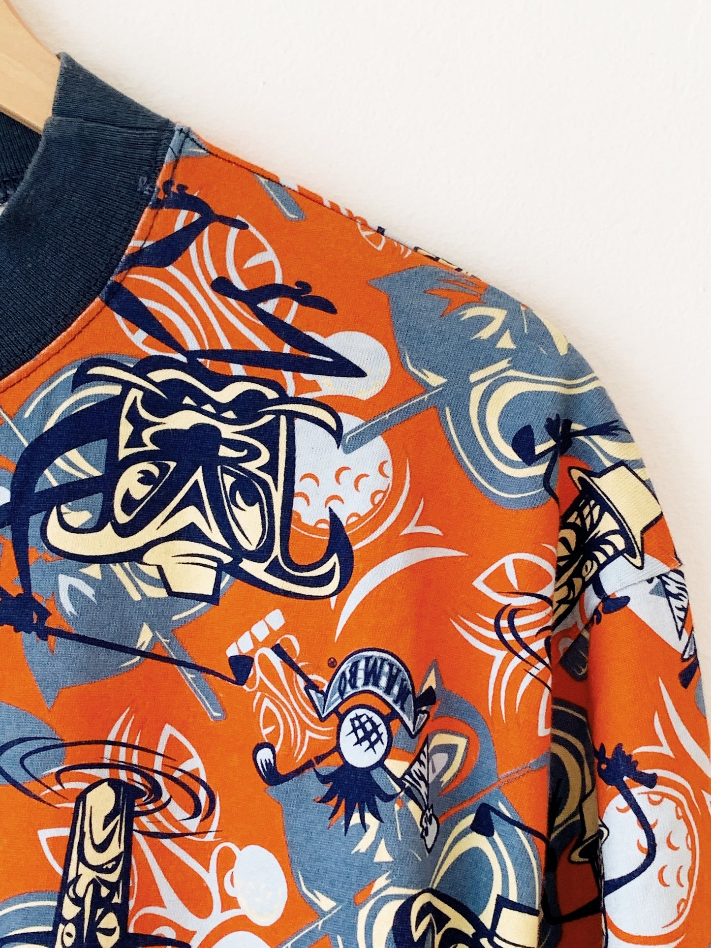 Vintage Mark Falls for Mambo "Tiki Golf" Fabric Print T-Shirt