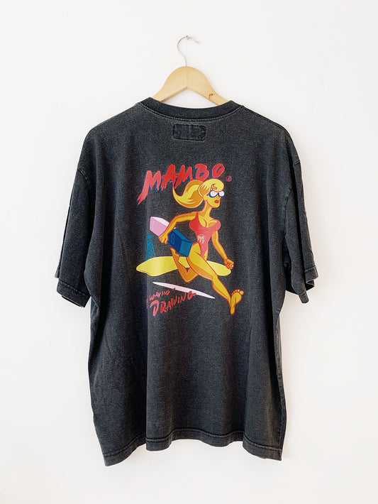 Vintage Mambo "Not Waving, Drawing" '99 T-shirt