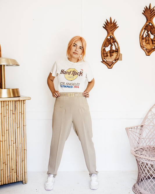Vintage 80s Playhouse Fashions High Waisted Pants