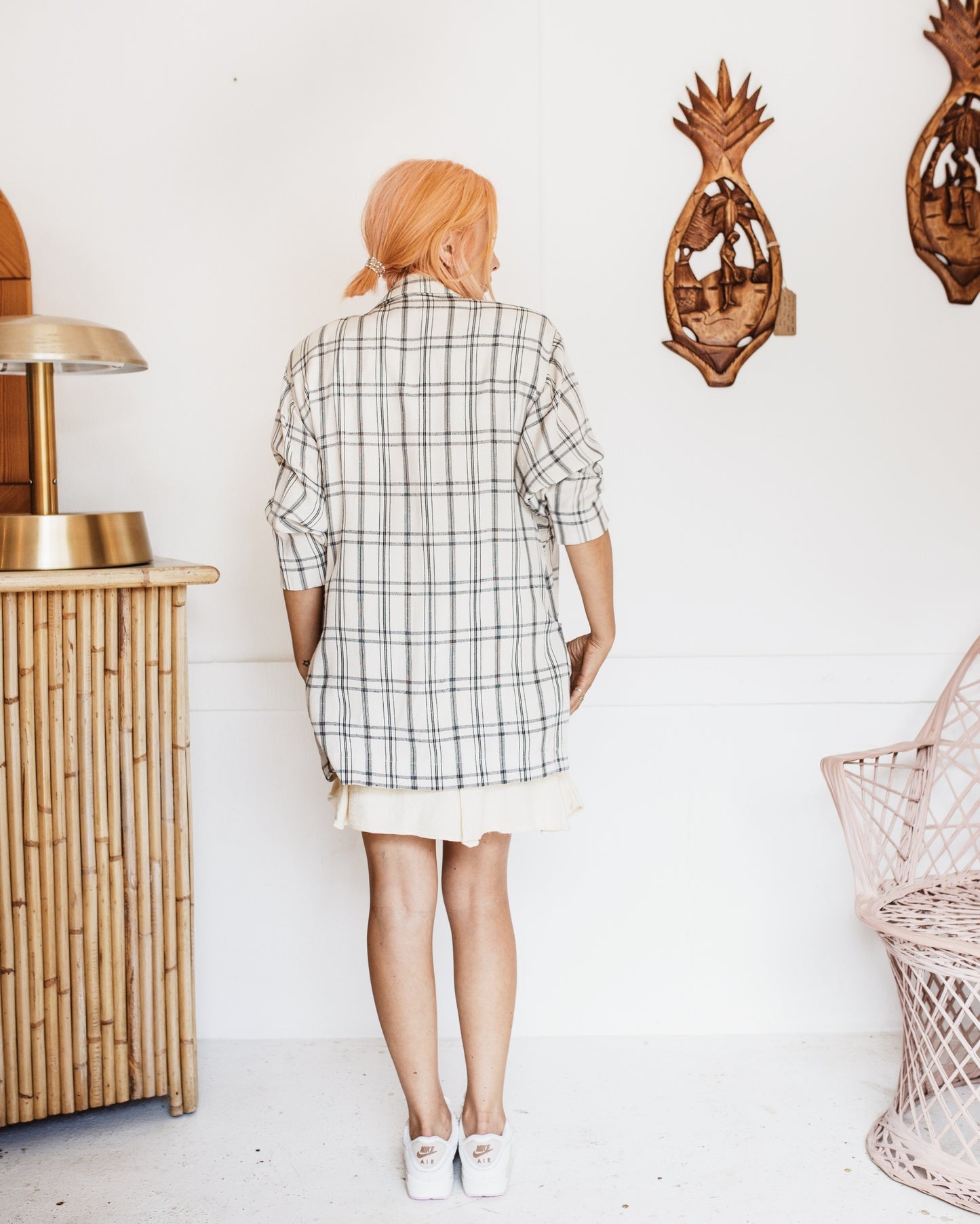 Vintage 80s Tartan Blazer