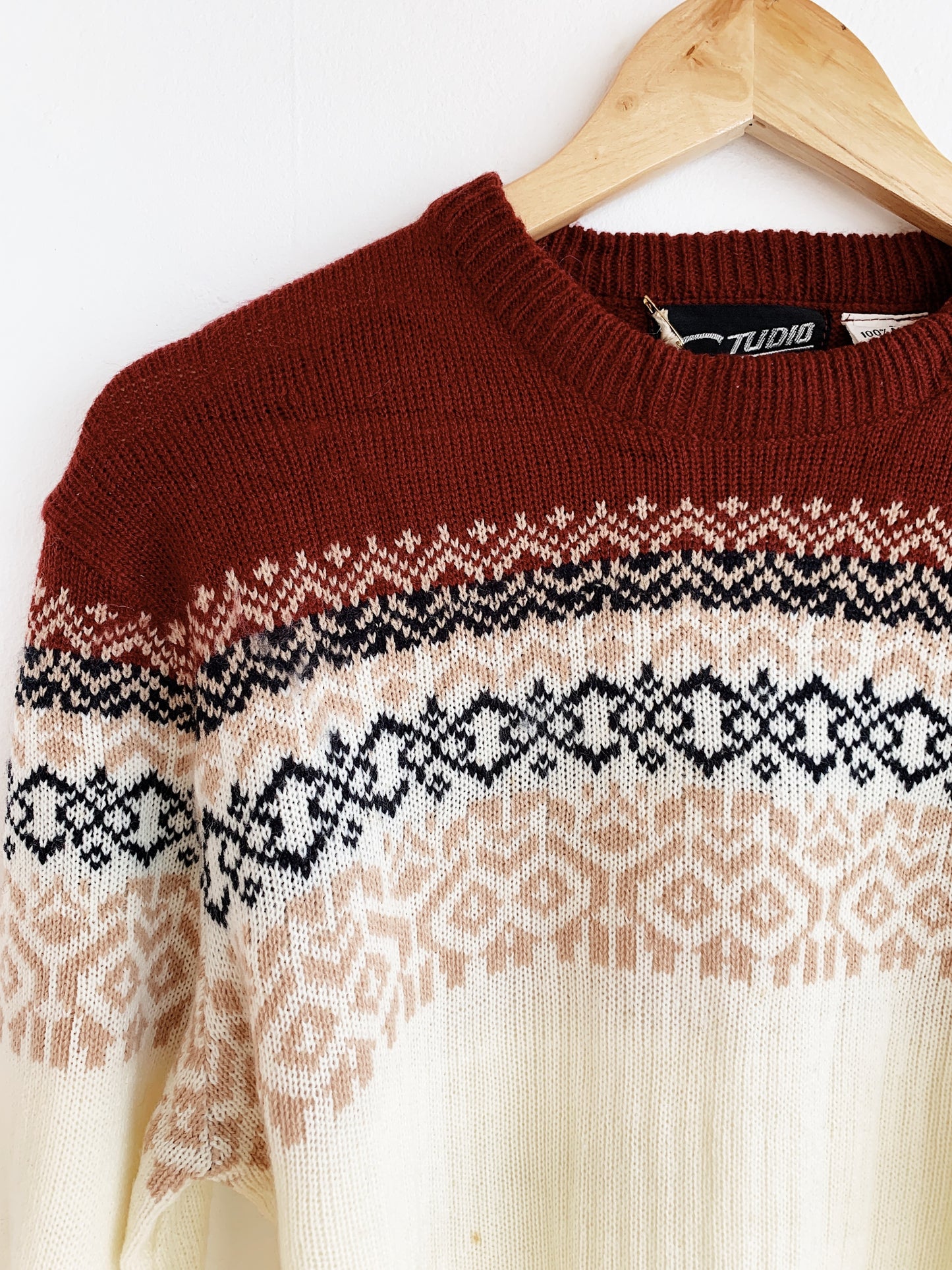 Vintage Acrylic World Knit