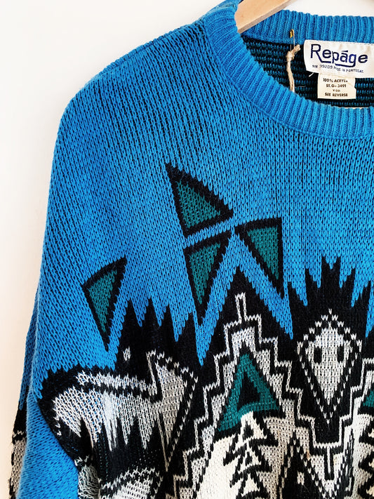 Vintage Acrylic World Knit