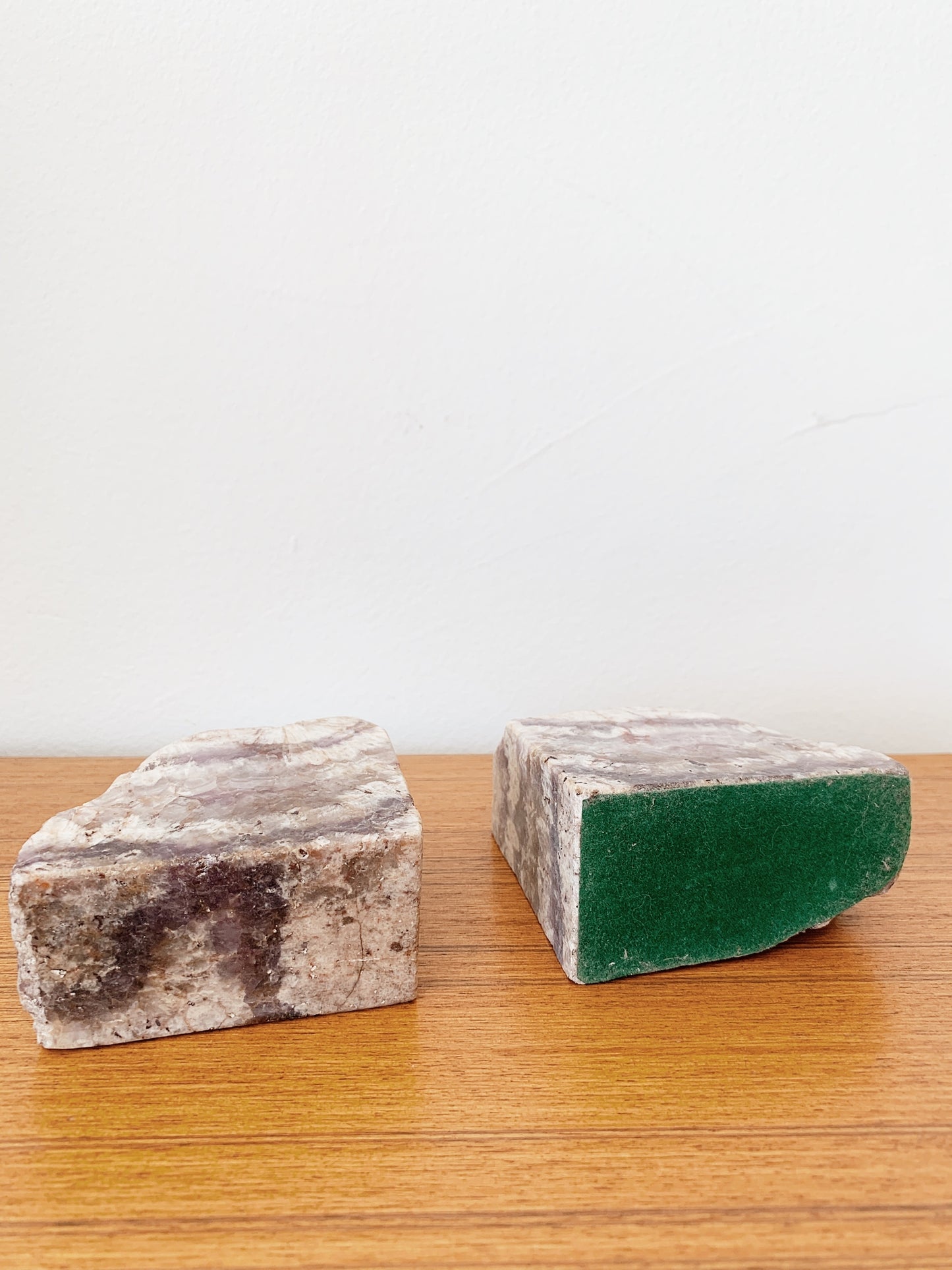 Vintage Amethyst Mini Bookends