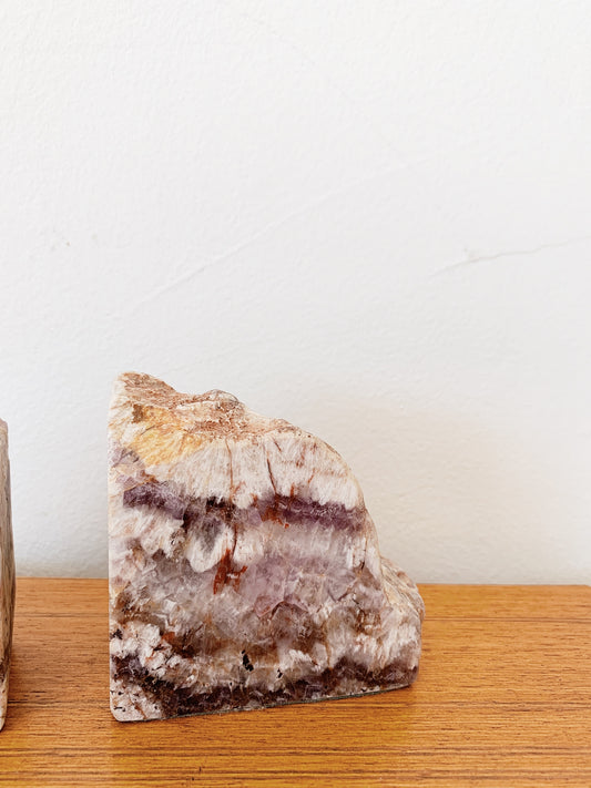 Vintage Amethyst Mini Bookends