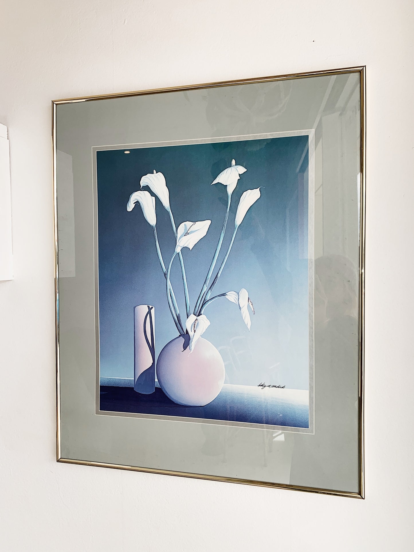 Vintage Anthony M. Bottanelli Lily Litho Print