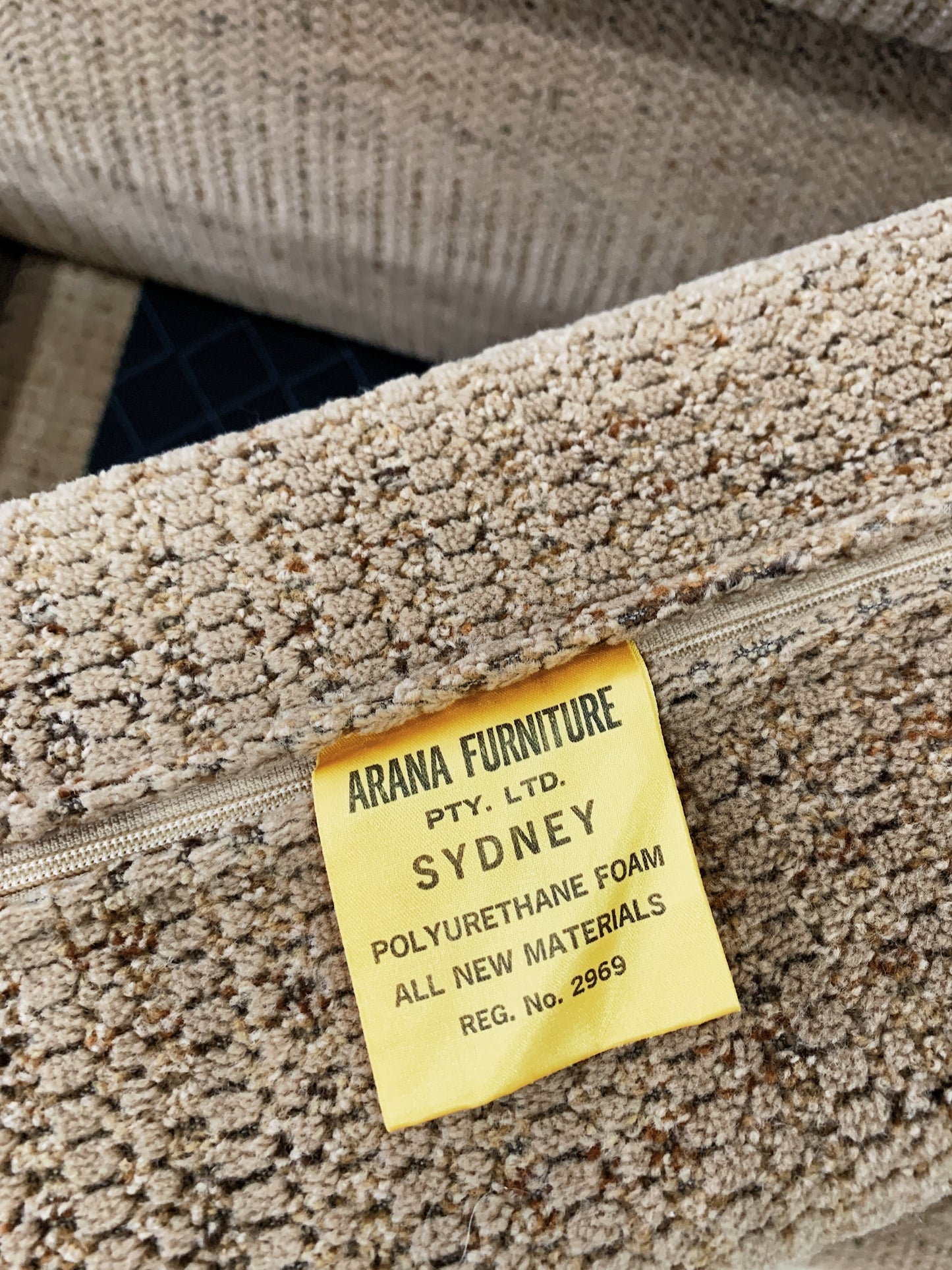 Vintage Arana Furniture Coffee Cake Modular Lounge