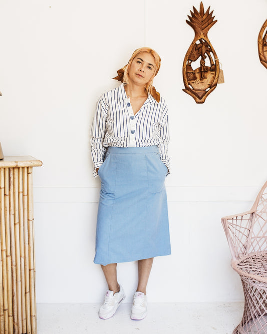 Vintage Choccolat Striped Shirt