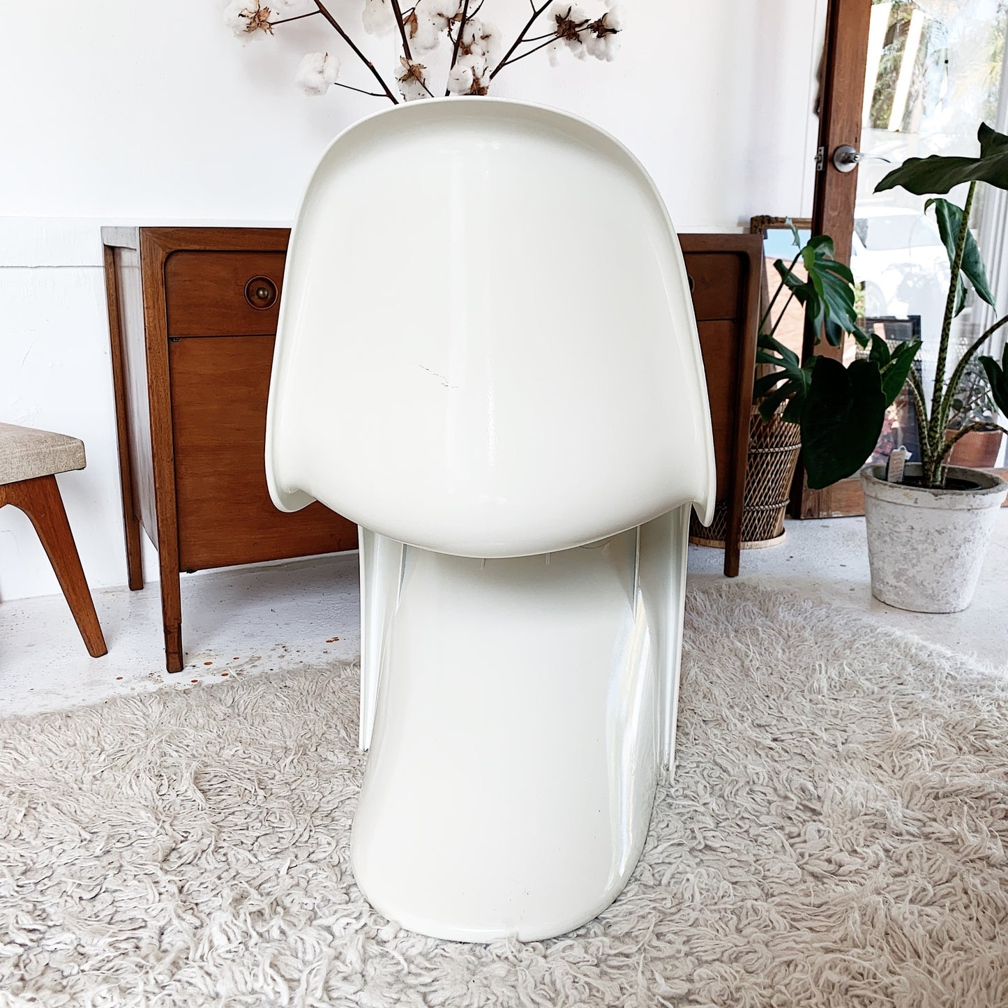 Vintage Fibreglass Verner Panton Style Chair