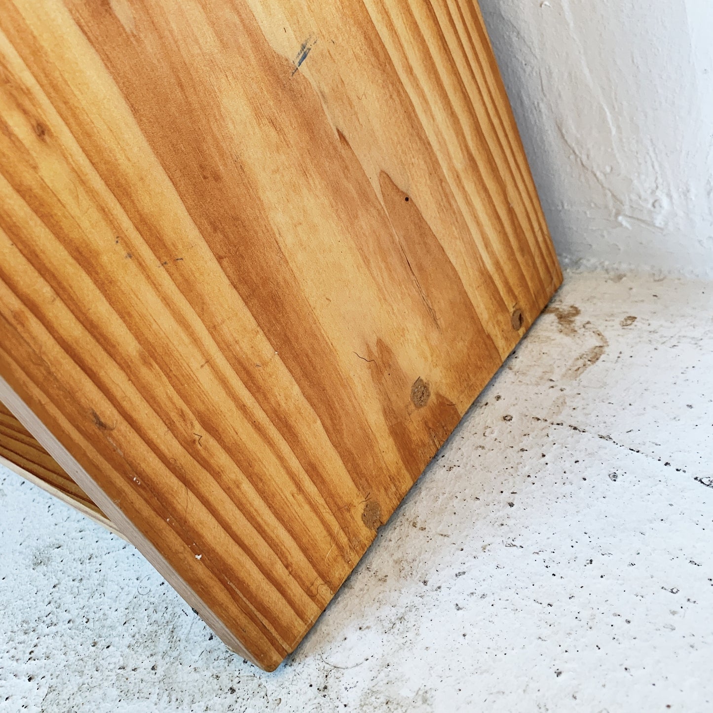 Vintage Handmade Pine Nook Bookshelf