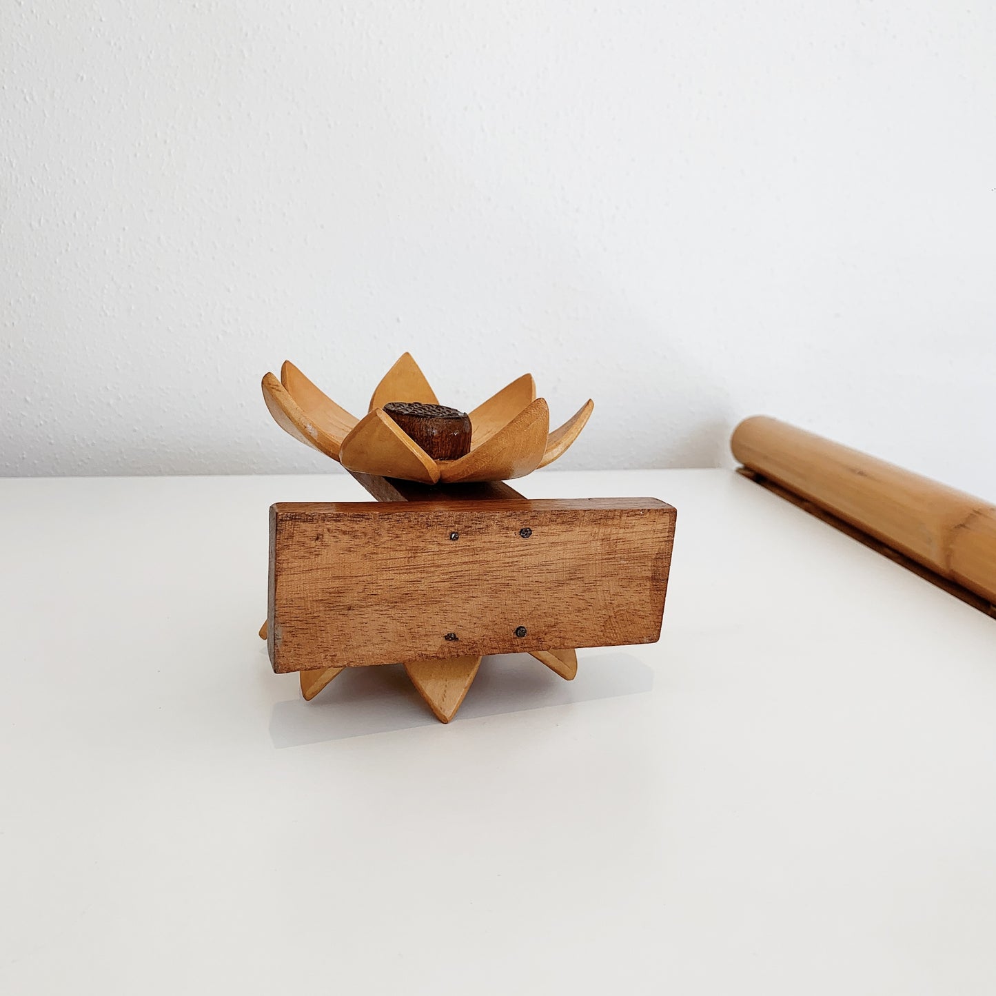 Vintage Handmade Sunflower Letter Stand