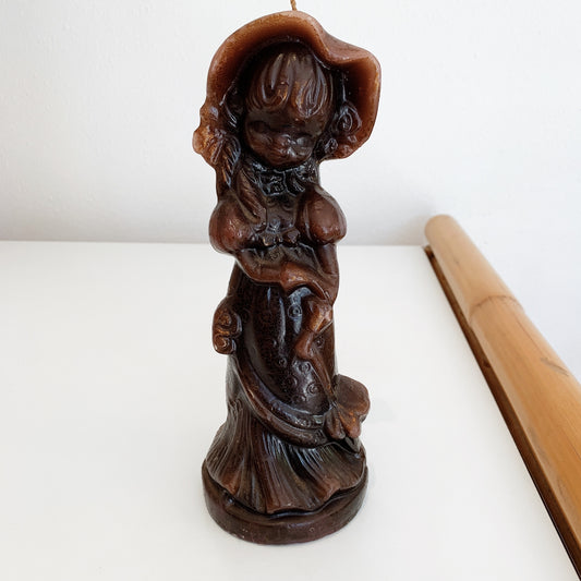Vintage Holly Hobbie Cast Candle