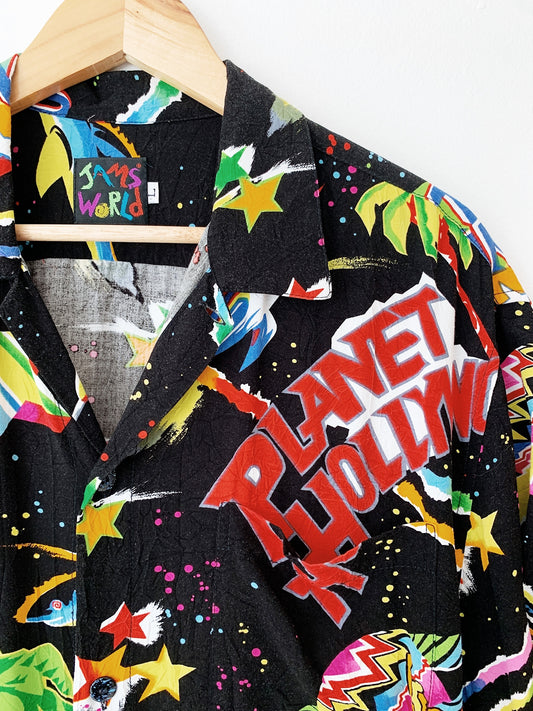 Vintage Jam's World Planet Hollywood Aloha Shirt