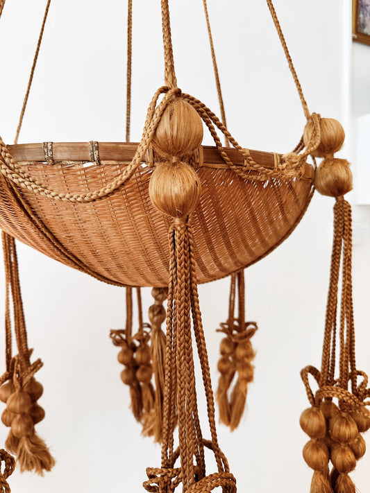 Vintage Macrame Style Jellyfish Plant Hanger